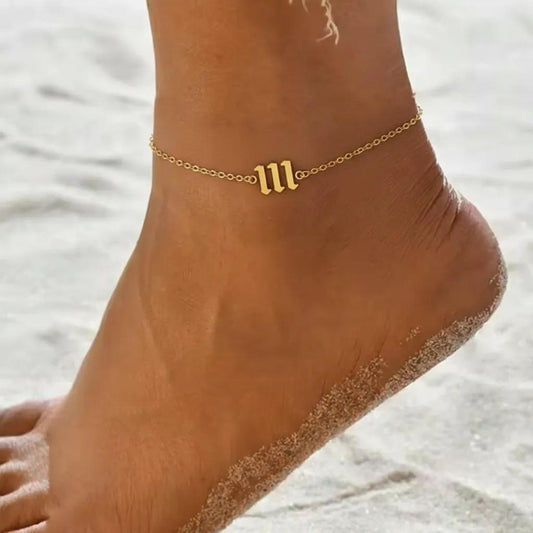 Angel Number 111 Anklet