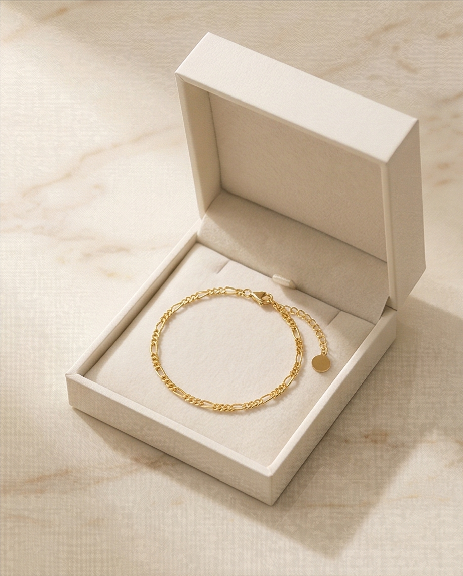 Figaro Chain Bracelet