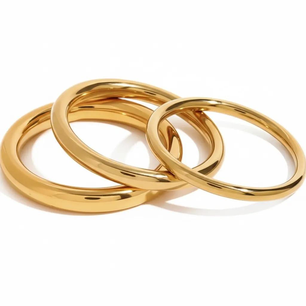 Trendy Simple Fashion Gold Bracelet