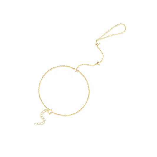 Gold Flower Handchain