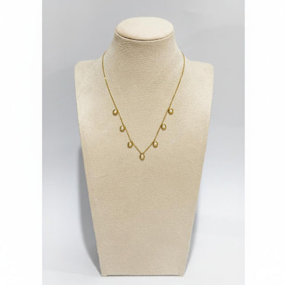 White Pearl Pendant Necklace