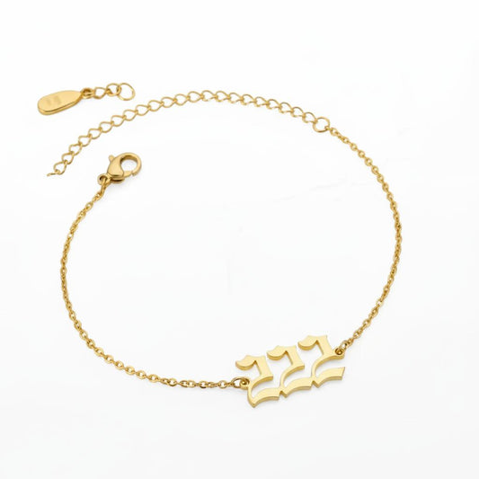 Angel Number 222 Anklet