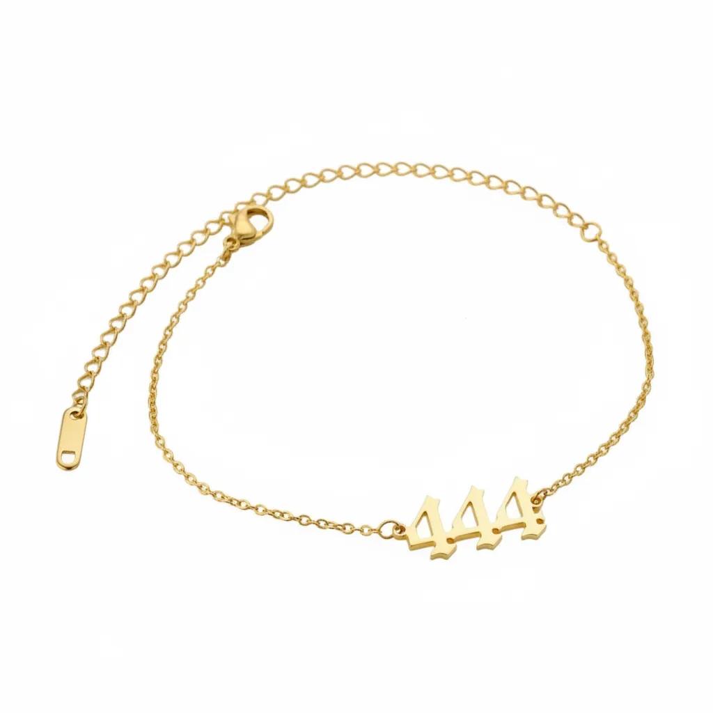 Angel Number 444 Anklet