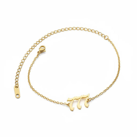 Angel Number 777 Anklet