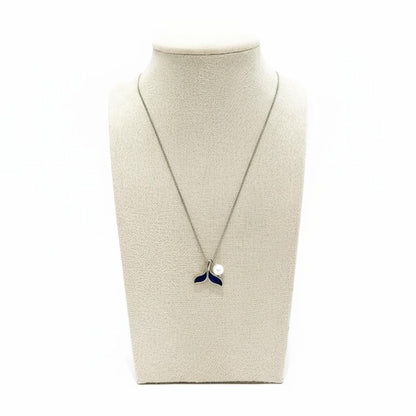 Fishtail & Pearl Necklace