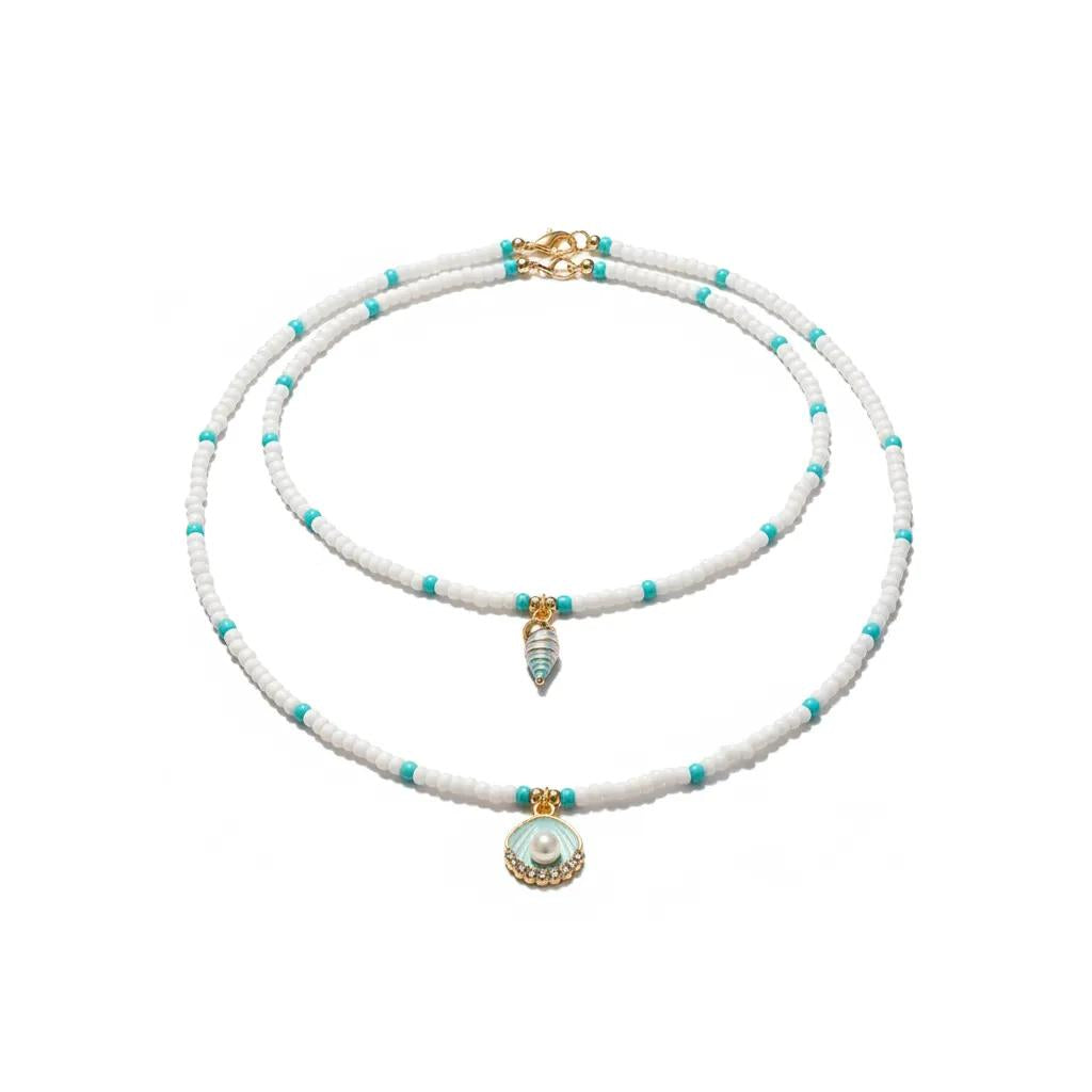 Boho Double Shell Necklace