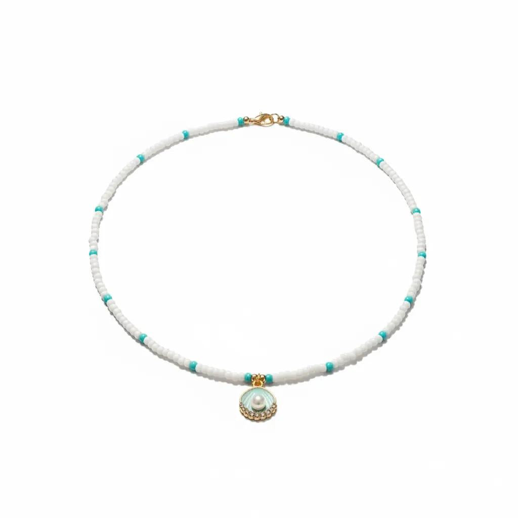 Boho Shell Pearl Necklace