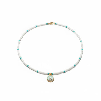 Boho Shell Pearl Necklace