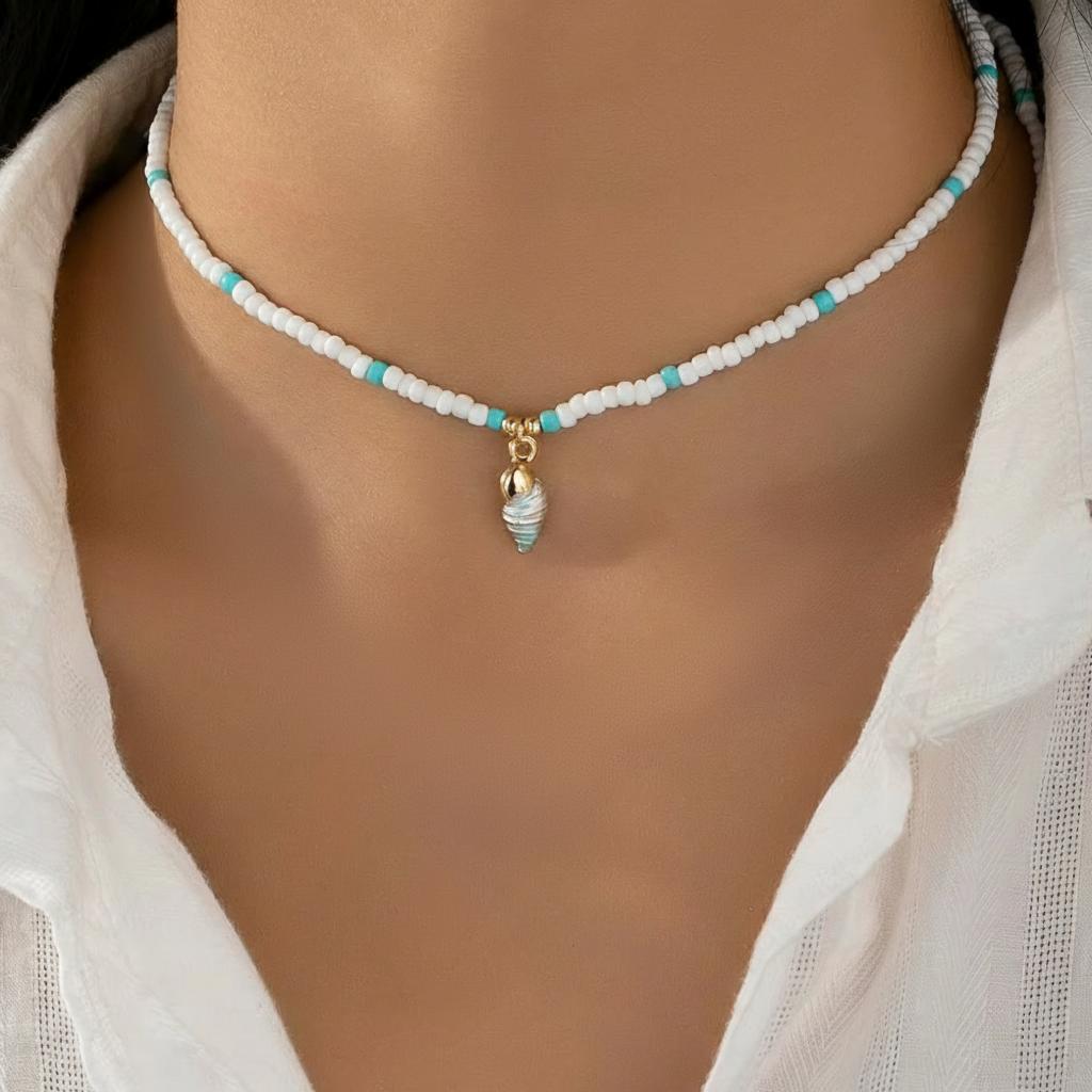 Boho Double Shell Necklace
