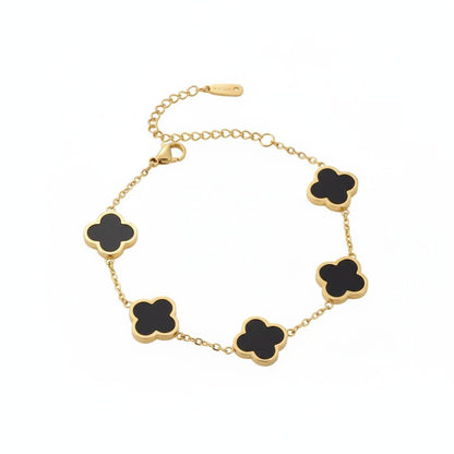 Clover Bracelet Black