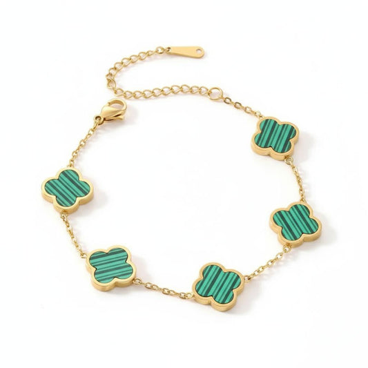 Clover Bracelet Green