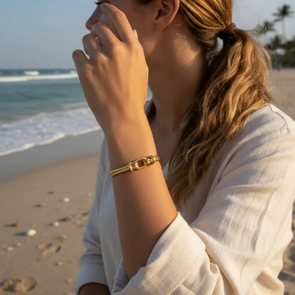 Double Knot Cuff Bracelet