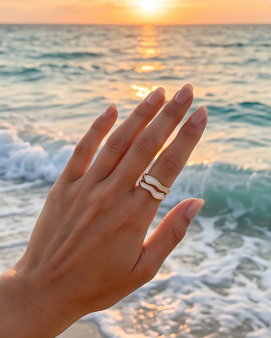 Double Wave Ring