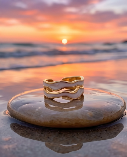 Double Wave Ring