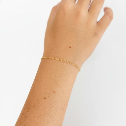 Gold Figaro 1.5mm Chain