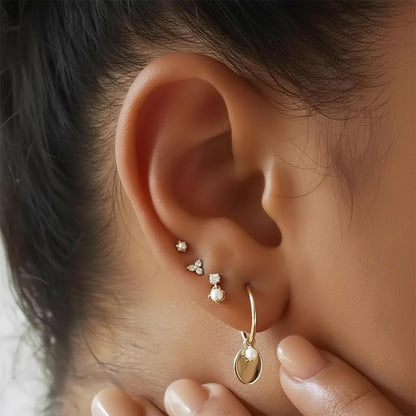 Tiny freshwater Pearl Stud Earrings