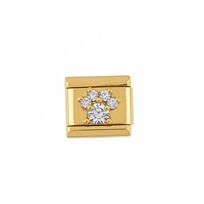 Gold Raised Diamante