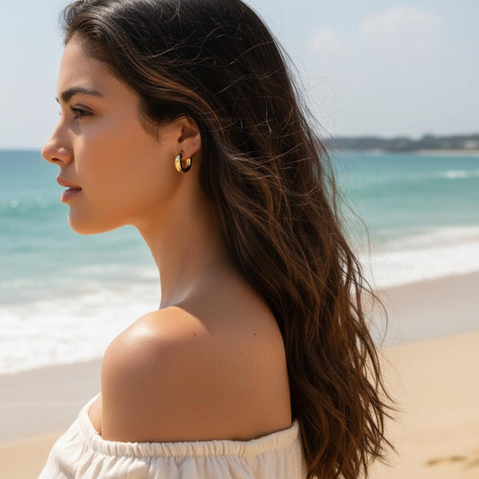 High Polish Hoop Earrings