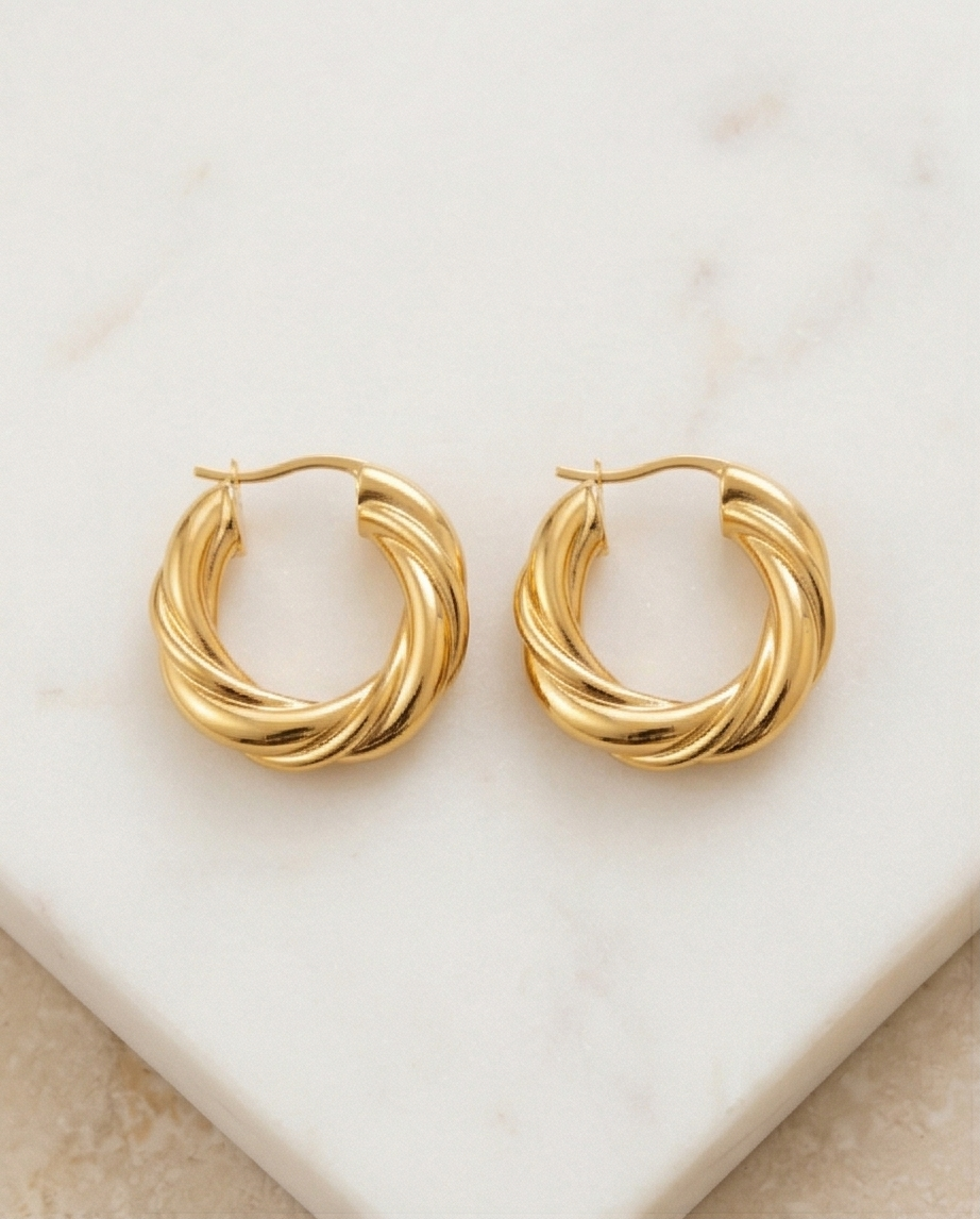 Morgan Hoop Earrings