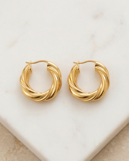Morgan Hoop Earrings