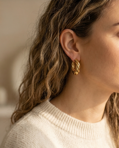 Morgan Hoop Earrings
