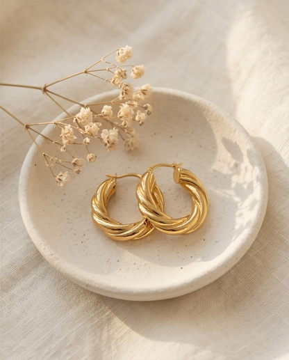 Morgan Hoop Earrings