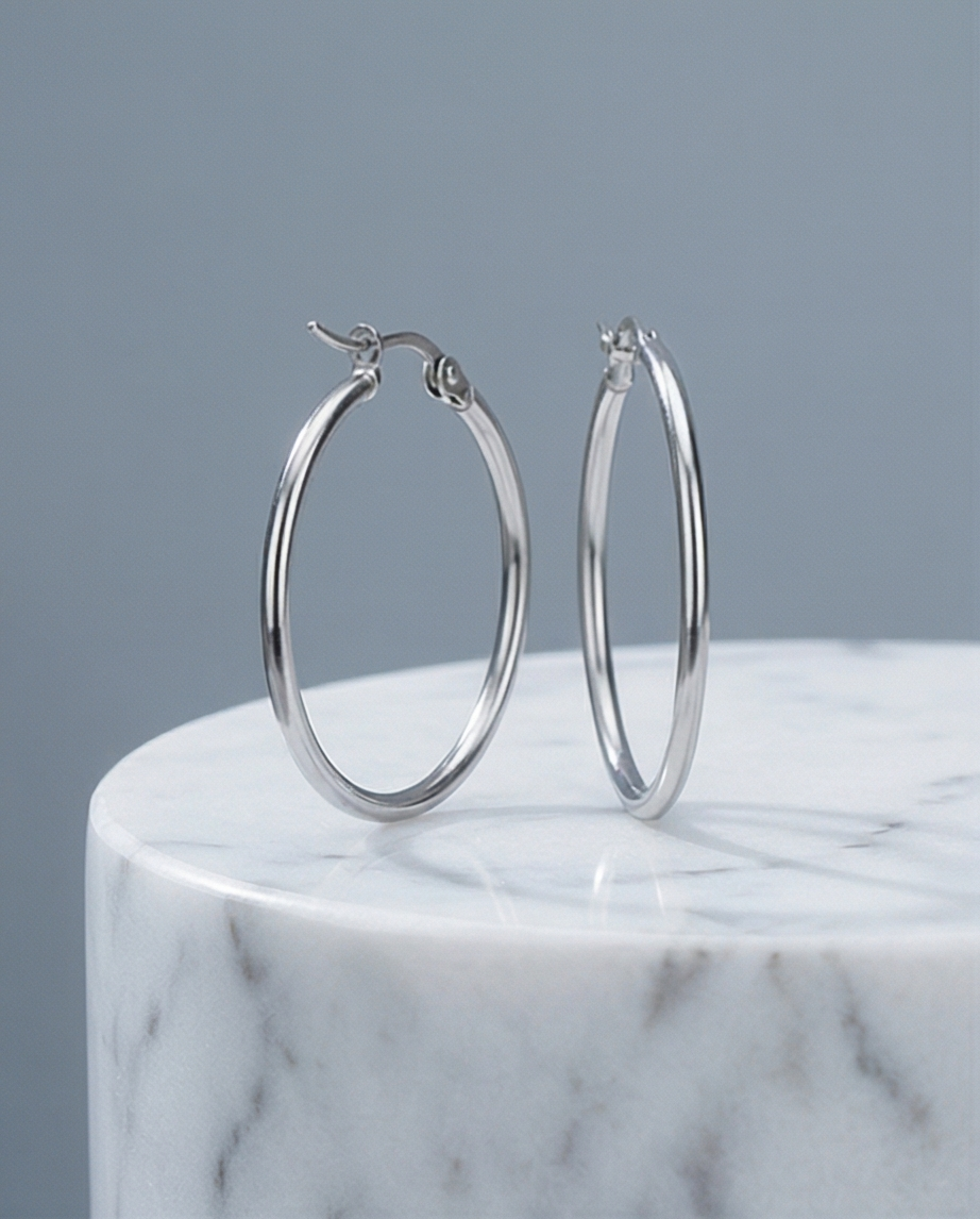 Nereus 45mm Hoop Earrings