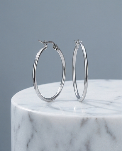 Nereus 45mm Hoop Earrings