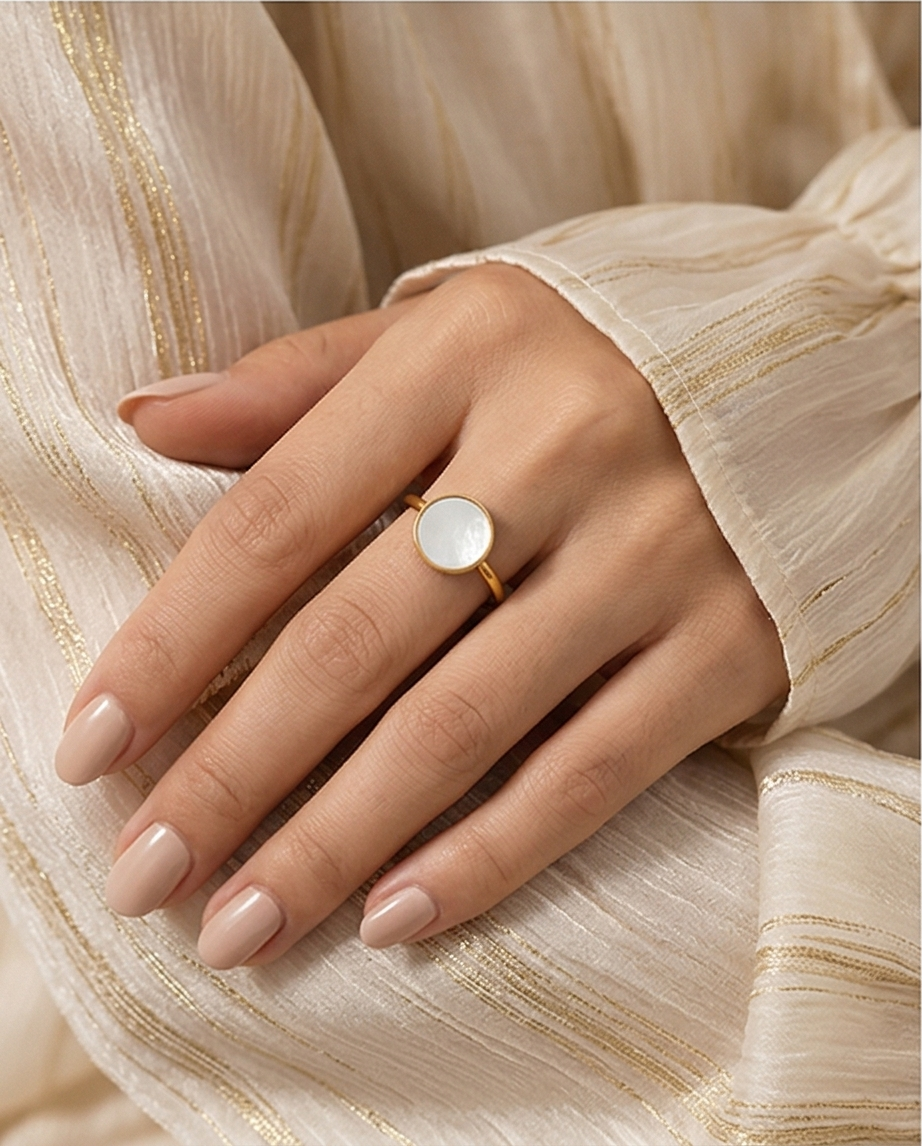 Silver Shell Ring