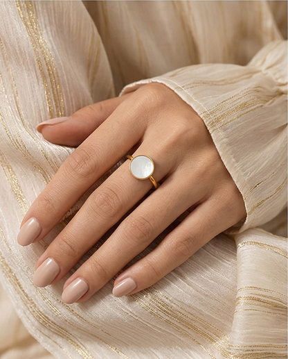 Silver Shell Ring