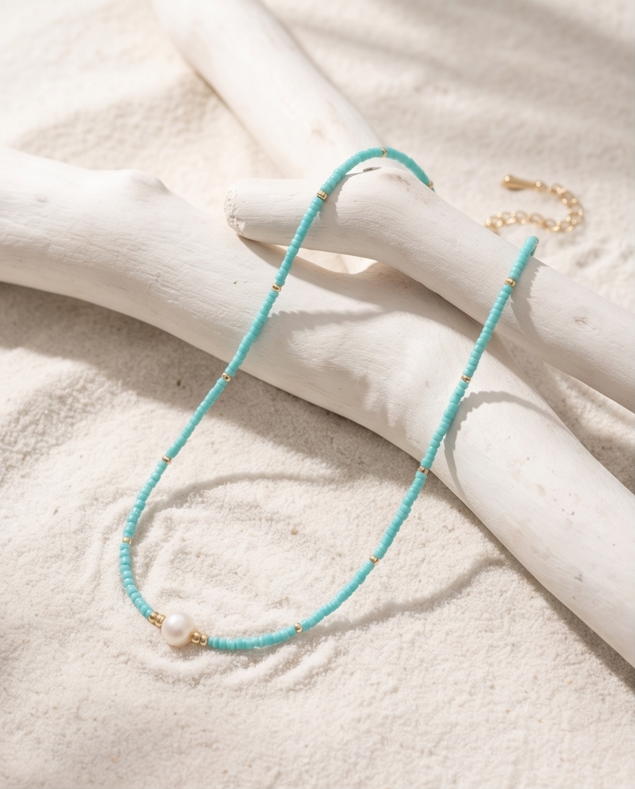Waverly Teal Necklace