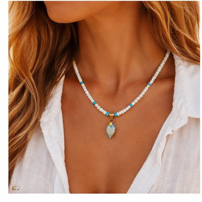 Nerina Conch Shell Necklace