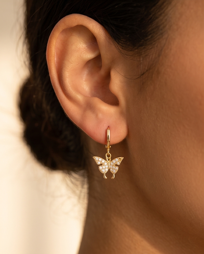 Butterfly Effect Hoop Earrings