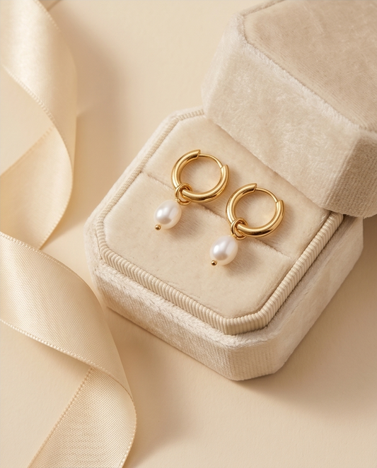 Pearla Hoop Earrings