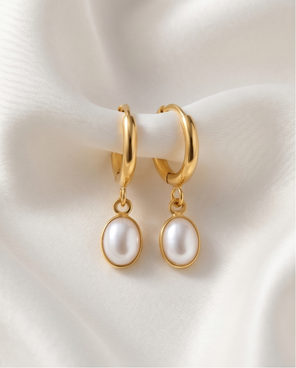 Sunkissed Pearl Earrings