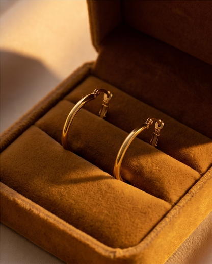 Nereus 35mm Hoop Earrings