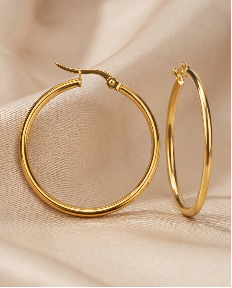 Nereus 45mm Hoop Earrings