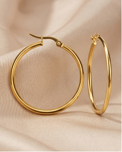 Nereus 45mm Hoop Earrings