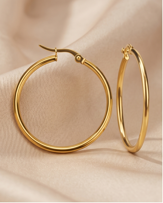 Nereus 45mm Hoop Earrings