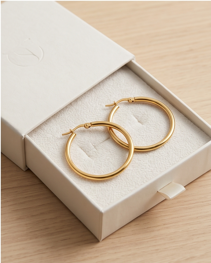 Nereus 45mm Hoop Earrings