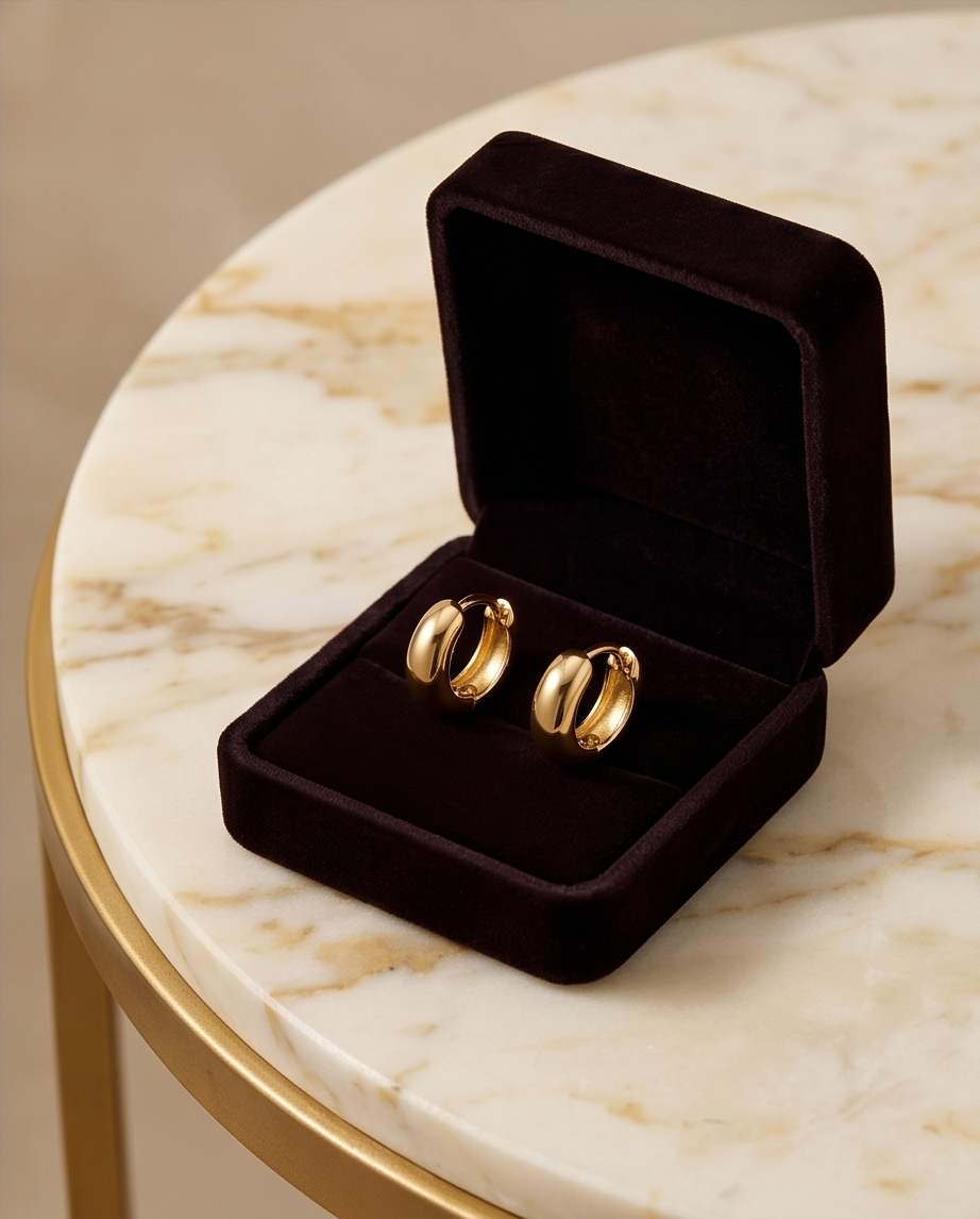 Delta Hoop Earrings