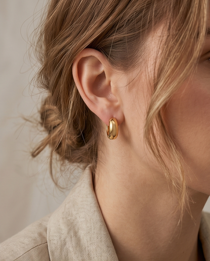 Delta Hoop Earrings