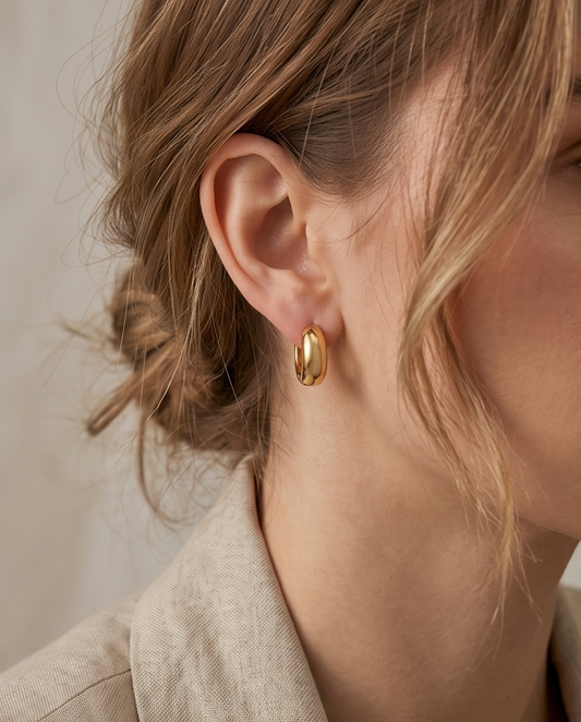 Delta Hoop Earrings