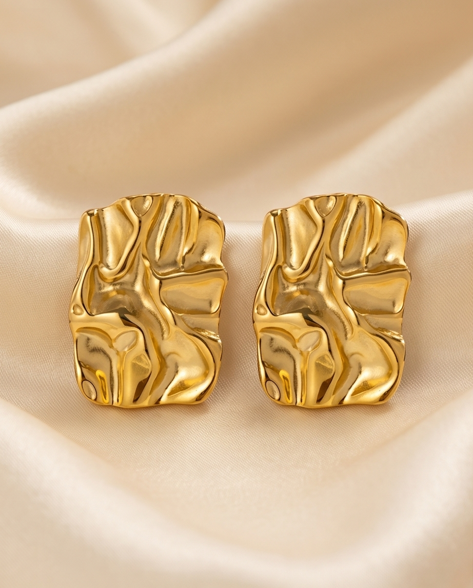 Kendra Stud Gold Earrings