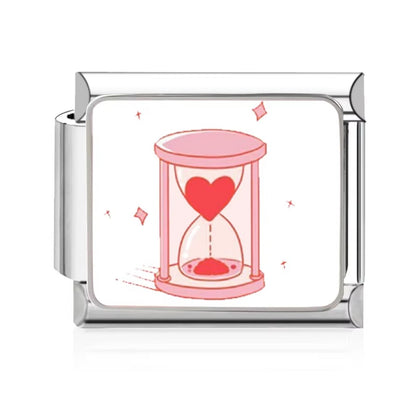 Silver Hour Glass