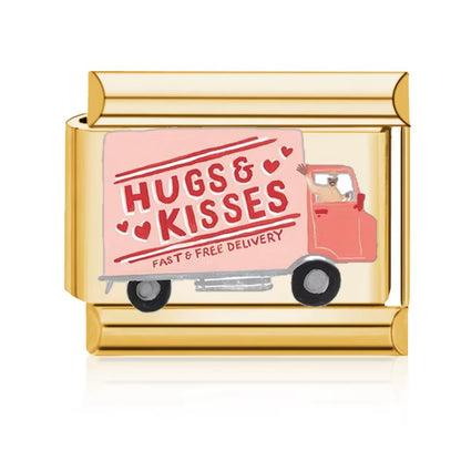 Gold Hugs & Kisses Fast & Free Delivery