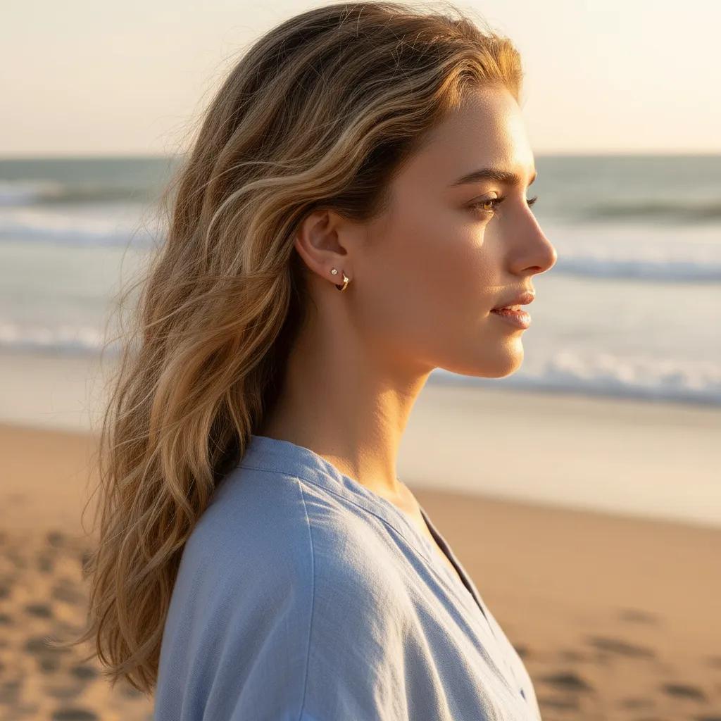 Lightening Statement Hoop Earrings