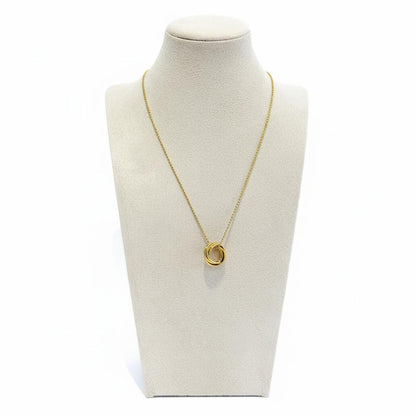 Multiple Rings Pendant Necklace