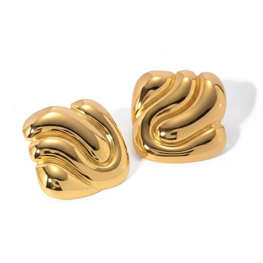 Simple Style Square Stud Earrings