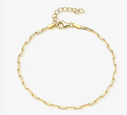 Paperclip Chain Bracelet Small